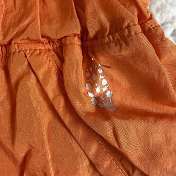 FP Movement Free People Women's The Way Home Shorts Orange Size Small High Waist - Picture 3 of 5